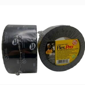 FlexPro 360ft Flexible 3mil Duct Tuck Tape 120 yards. 1 Roll Black MSRP $15+/ea.